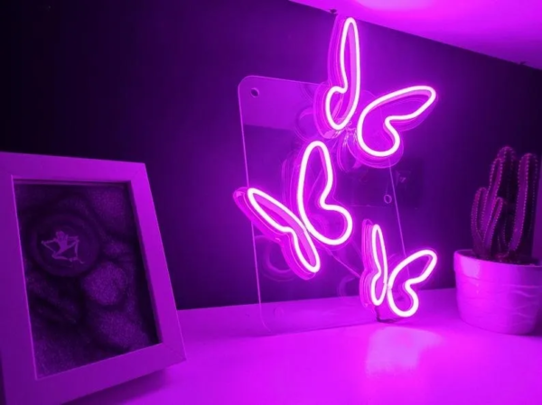 ENSEIGNE NÉON FLEX “PAPILLON”, CHOIX DE COULEURS ET DIMENSIONS – Image 4