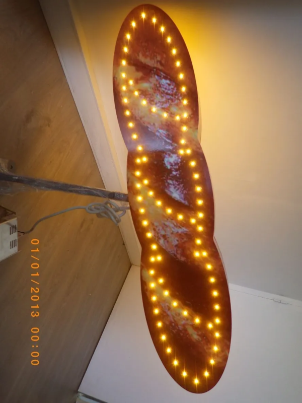 ENSEIGNE LED ANIMÉE POUR BAGUETTE AVEC TÉLÉCOMMANDE 90X20CM