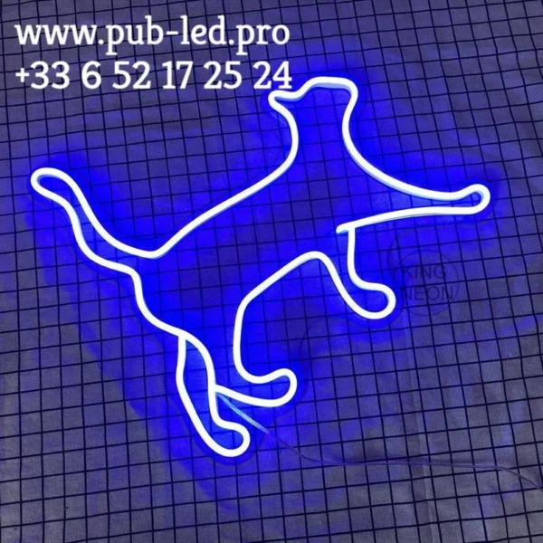 ENSEIGNE LUMINEUSE PERSONNALISABLE “CHAT” NÉON FLEX, DIFFÉRENTES TAILLES ET COULEURS – Image 2