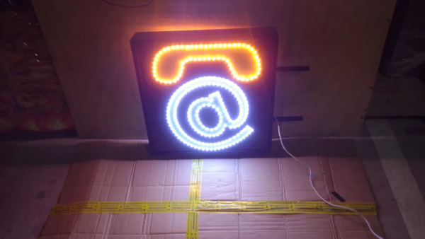 ENSEIGNE LED DOUBLE FACE TAXIPHONE AVEC TÉLÉCOMMANDE – Image 4