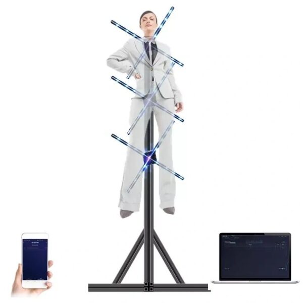 AFFICHAGE 3D HOLOGRAMME LED FAN M7 (75CM) BLUETOOTH – Image 2