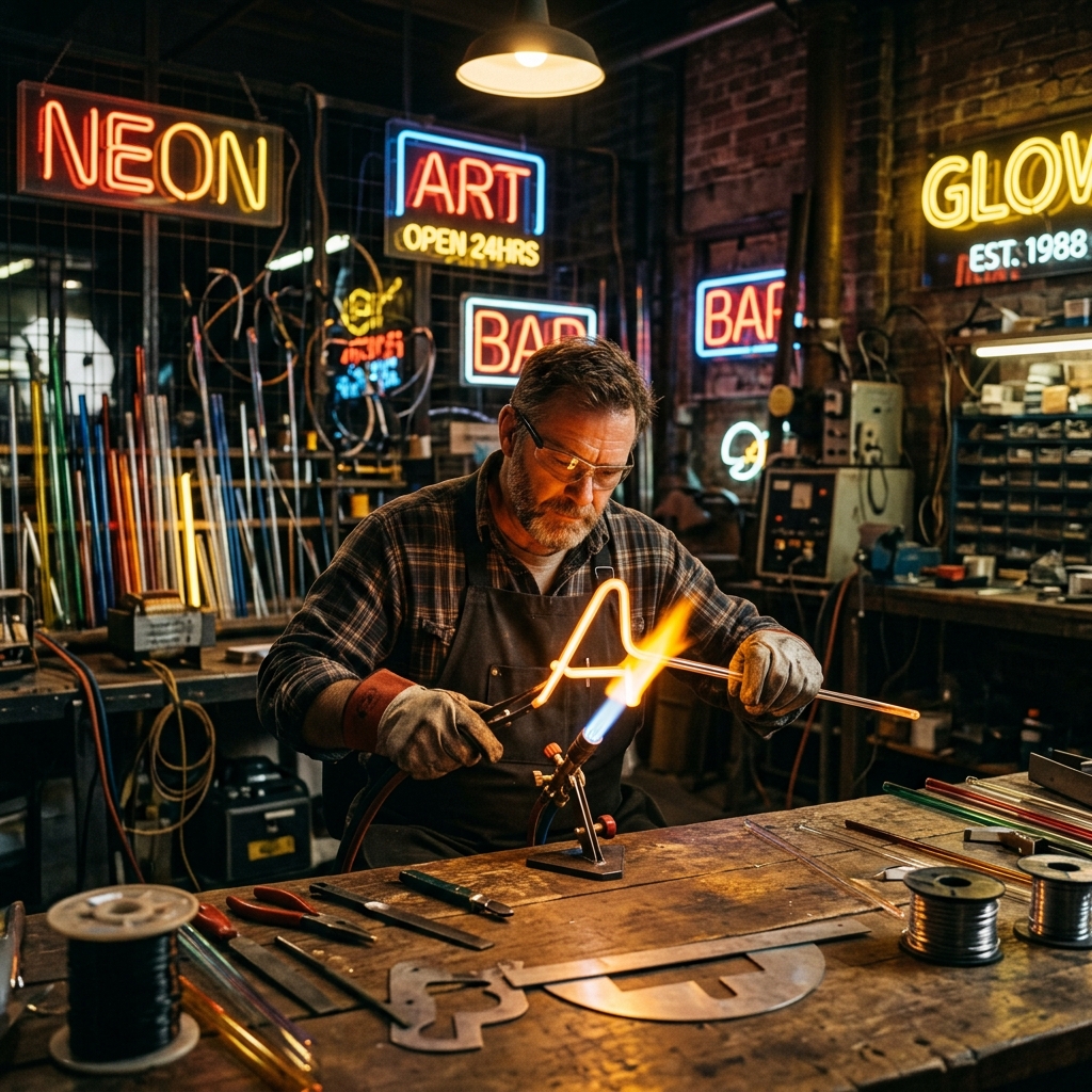 Artisan fabrication neon